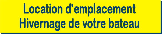 Location d'emplacement pour bateau à moteur, stationnement de hors bord et remorques, hivernage de bateau à moteur
